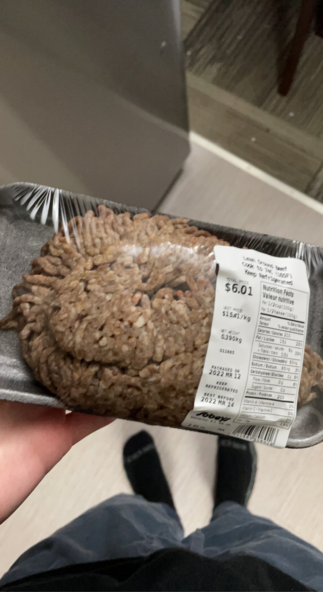MR LIME on Twitter "Found this ground beef hidden in the fridge. Guess