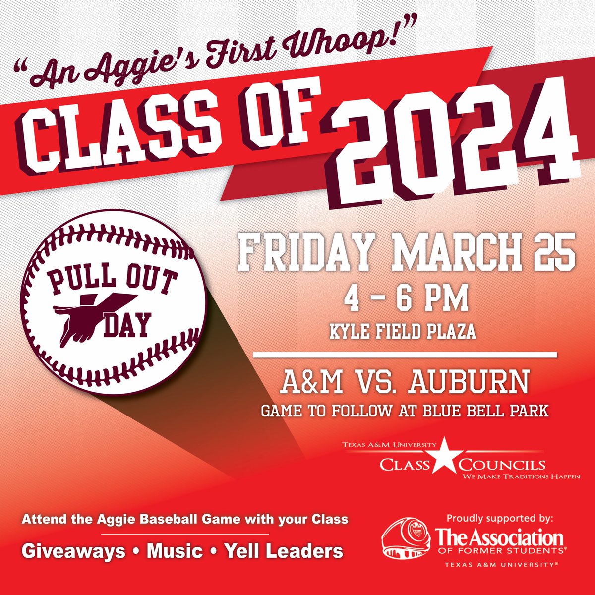 2024aggies's tweet photo. Pull Out Day!! This Friday! https://t.co/6ILwu83NxR
