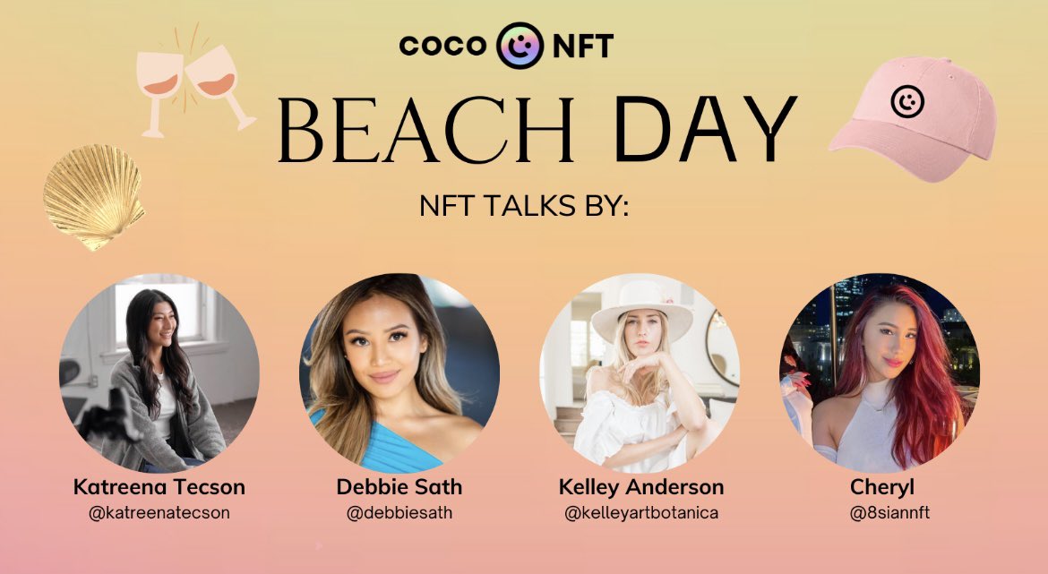 We’re excited to bring more people into the NFT space with our super fun and easy to use platform 🌸 On March 27th we will have <a href="/katreenatecson/">kat</a> , <a href="/shebloomsnft/">She Blooms NFT 🌸</a> , @8sianNFT , and <a href="/debbiesath/">Debbie Sath</a> teach you how to get started in the space 💖 

We can’t wait to see you there 🚀