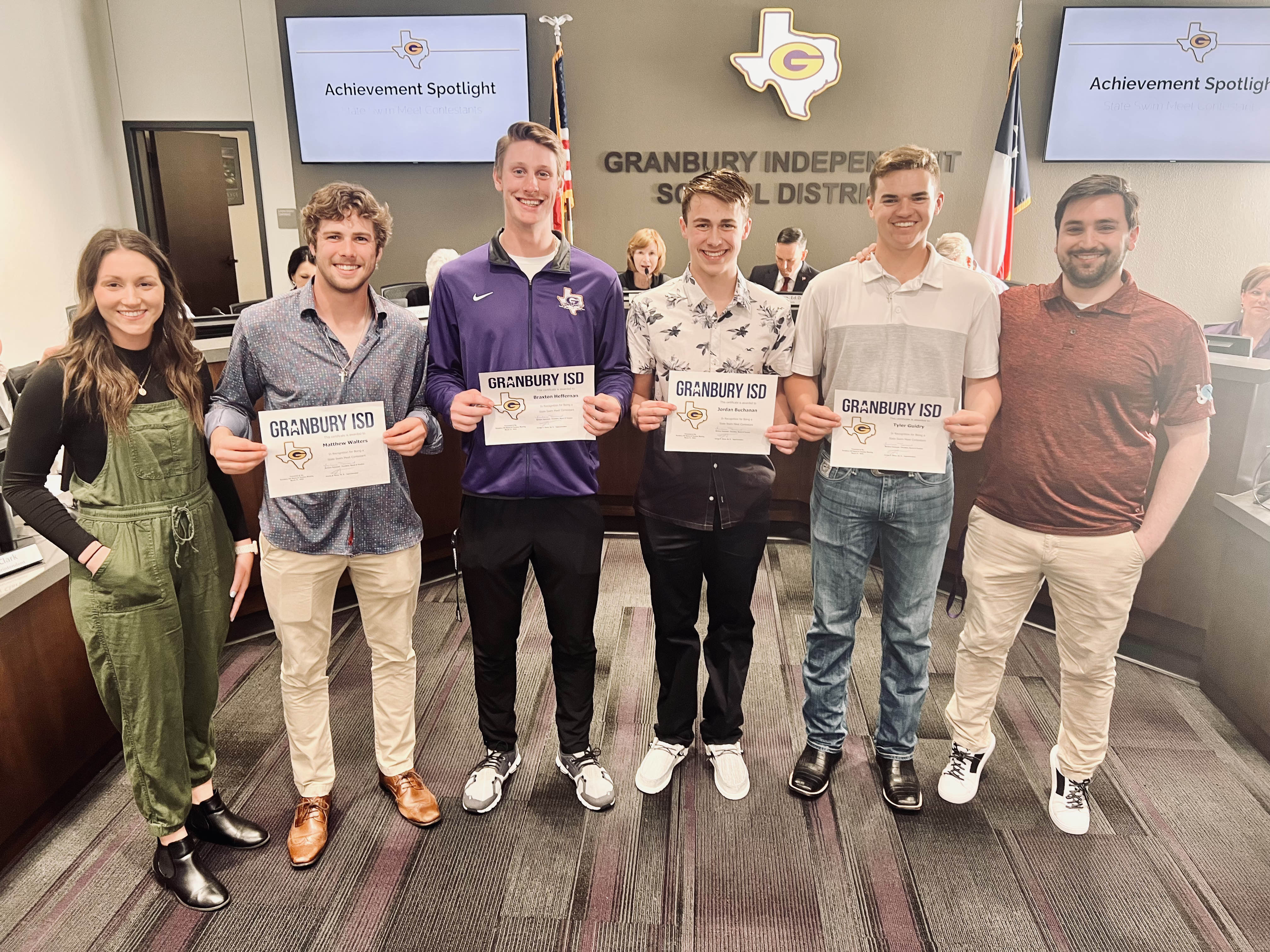 Granbury ISD on Twitter "GHS swimmers competing at the UIL state meet