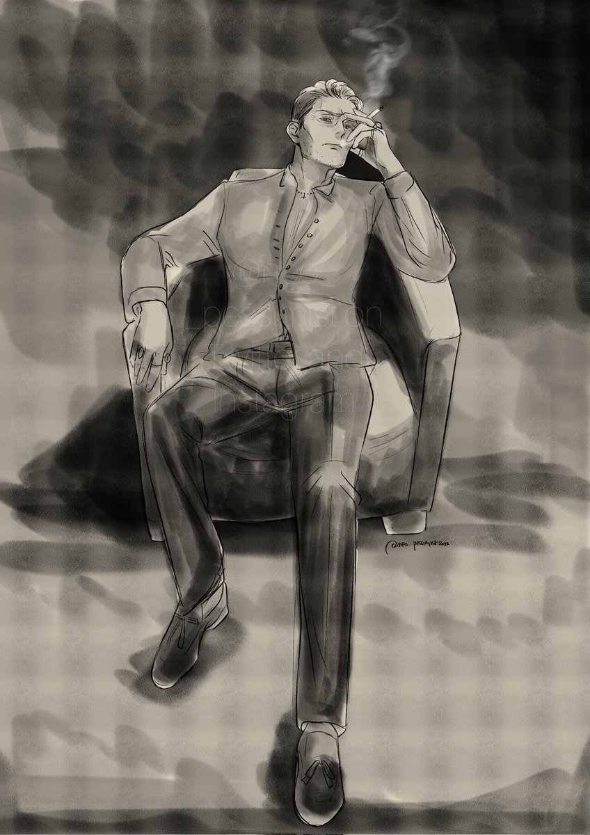 neo__pessimist's tweet image. I made my own self flustered by drawing this, so enjoy, Bard stans😩😩✨