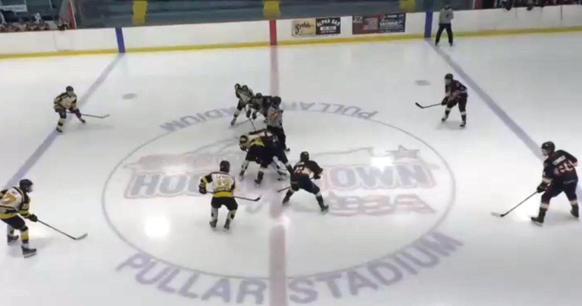 The <a href="/GoSooEagles/">Soo Eagles Hockey</a> skate to narrow 2-1 decision over <a href="/BeaversNOJHL/">Blind River Beavers</a> in #NOJHL play Tuesday. Game recap: nojhl.com/eagles-hold-of… - <a href="/nojhlmedia/">NOJHL Media</a>