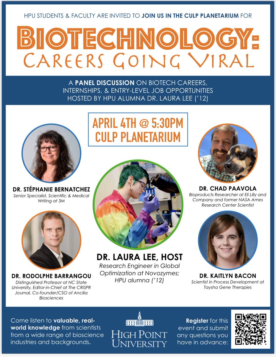 HPUBiology's tweet photo. Join us!! https://t.co/3h7RhtAFFW