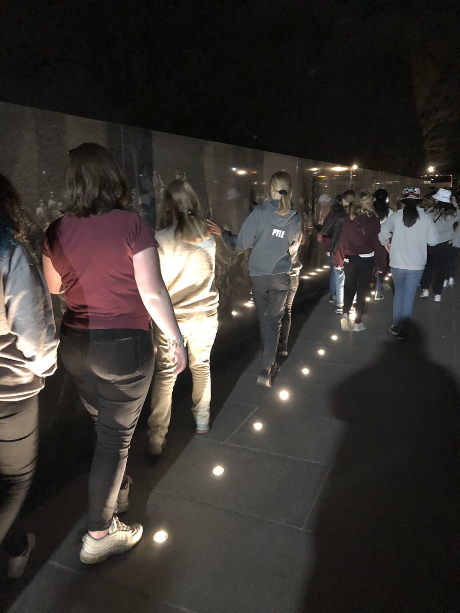 KBiehle's tweet photo. Exploring DC at night #ncsdc22 @LibertyJaguars https://t.co/guLLtDBEaD