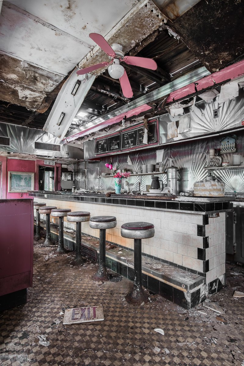 Abandoned Diner. Undisclosed. 2020