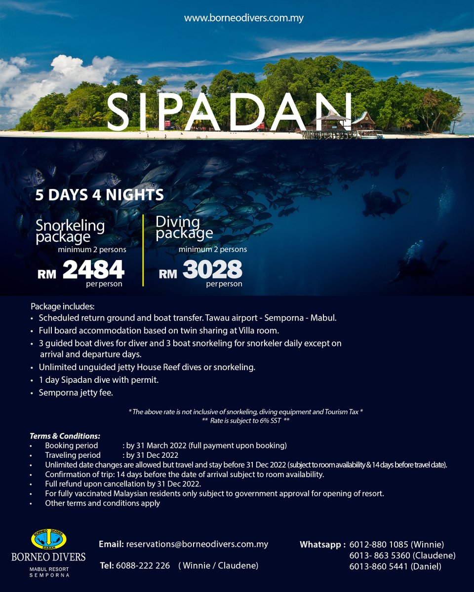 Borneo_Divers's tweet photo. Grab this before the promotion end ! https://t.co/B2FCM1uKUy