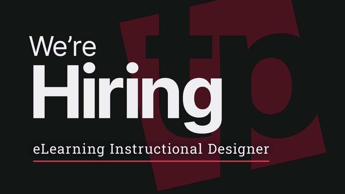 We are seeking an initiative-taking, collaborative, and creative professional for an INSTRUCTIONAL DESIGNER (ID) position. #applynow tpsolutions.bamboohr.com/jobs/view.php?… 
#hiringimmediately #hiring #applytoday #elearning #instructionaldesign #instructionaldesigner #remotejobs #elearningjobs