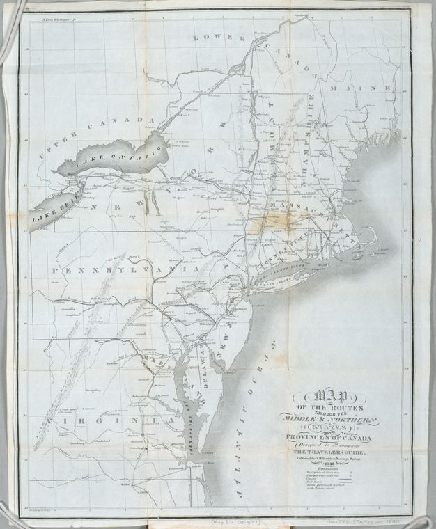 Map of the routes through the middle & northern states and the provinces of Canada :… digitalcollections.nypl.org/items/510d47da…