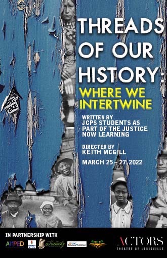 WrightFRYSC's tweet photo. THREADS OF OUR HISTORY Where We Intertwine explores the social justice past and present of Louisville, KY. Over 50 students from more than 10 different JCPS schools contributed to this project.
 
#WeAreJCPS #ActorsTheatreofLouisville #THREADS  

https://t.co/wLotgb8fLr https://t.co/IjREhmUQjX