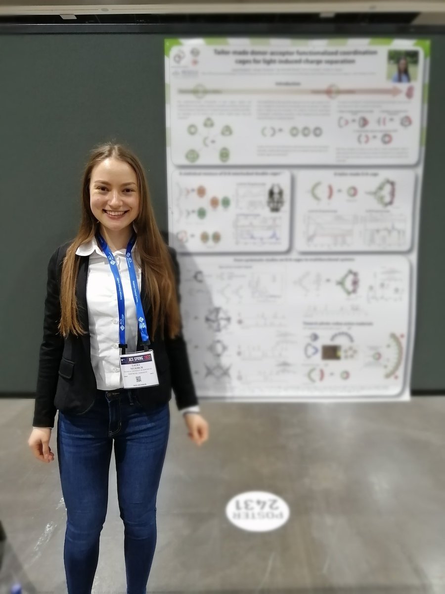 I'm happy to have presented my first poster in person at the ACS Spring conference in San Diego! Thanks for everyone who came by!  #ACSSpring2022 #Science #LoveForChemistry #Suprachem #PhD