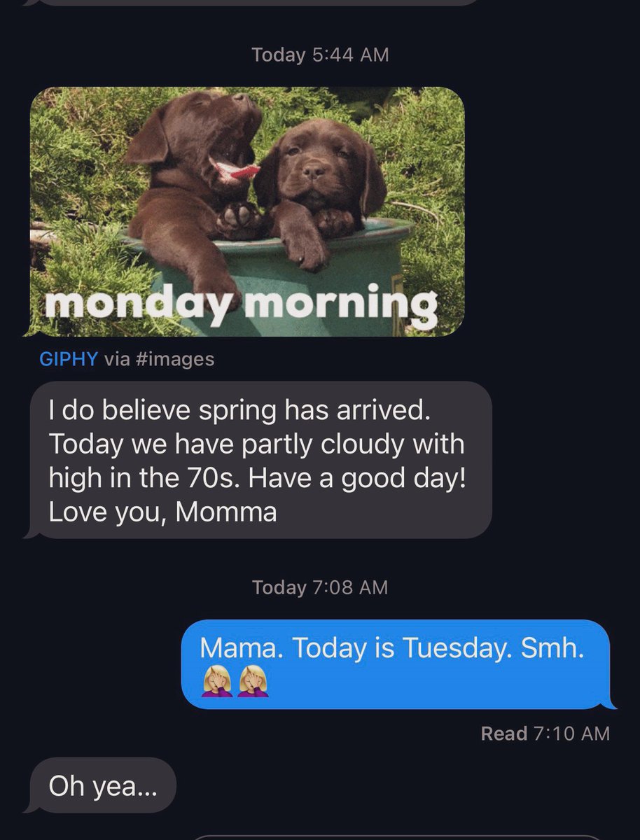 leighjones23's tweet photo. My momโs morning text for me todayโฆโฆ#retired #retiredliving ๐คจโค๏ธโค๏ธ๐ฅ๐ฅ๐คฆ๐ผโโ๏ธ๐คฆ๐ผโโ๏ธ https://t.co/Wl3FGJdtqY