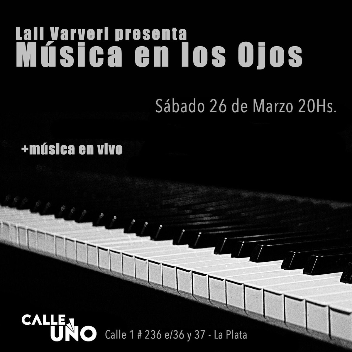 Este sábado en Calle Uno muestra mi amiga <a href="/LaliVarveri/">Lali Varveri</a>
Yo canto alguito junto a varixs artistas hermosxs