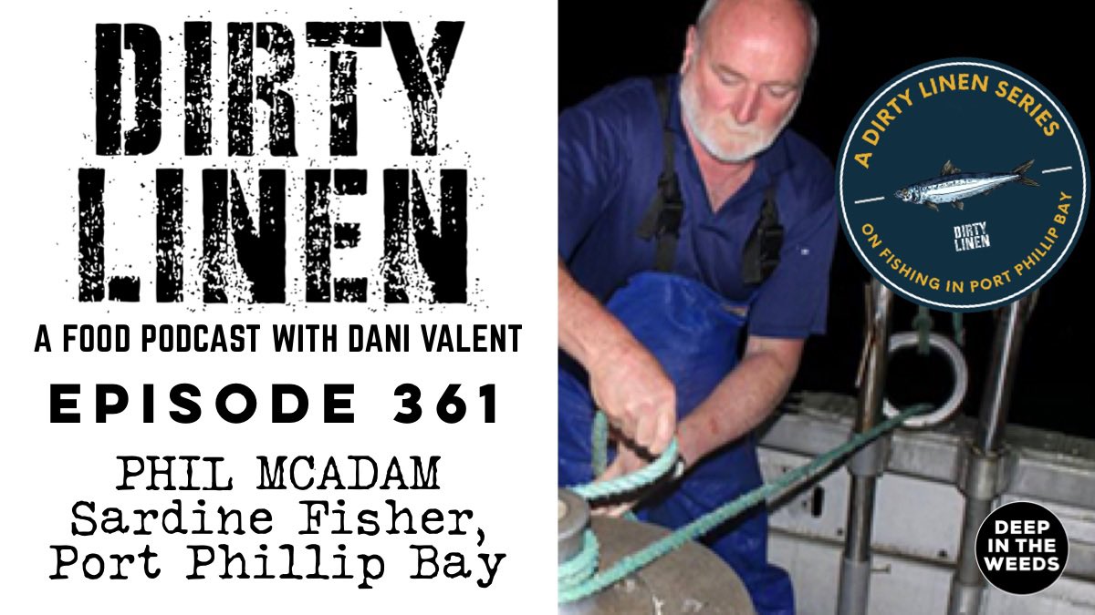 Today we embark on a special series focusing on fishing in Port Phillip Bay, where Victorians are on the brink of losing access to sustainable, affordable, accessible seafood. We chat to Phil McAdam, the last sardine fisher in Port Phillip Bay.
👉linktr.ee/DirtyLinenPodc…