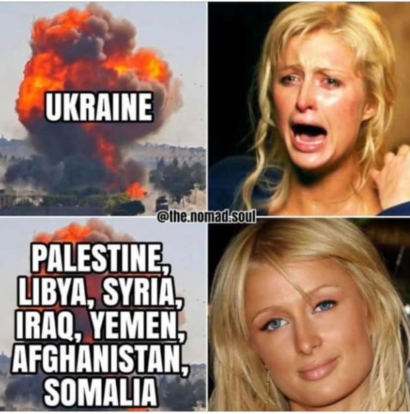 squawkying's tweet photo. @CPMumma79 @UsforThemUK Open borders for Ukraine refugees meanwhile we all lived in a PRISON FOR 2years #WarGames #CovidGames #MaskBS https://t.co/ZLn64bdEh0