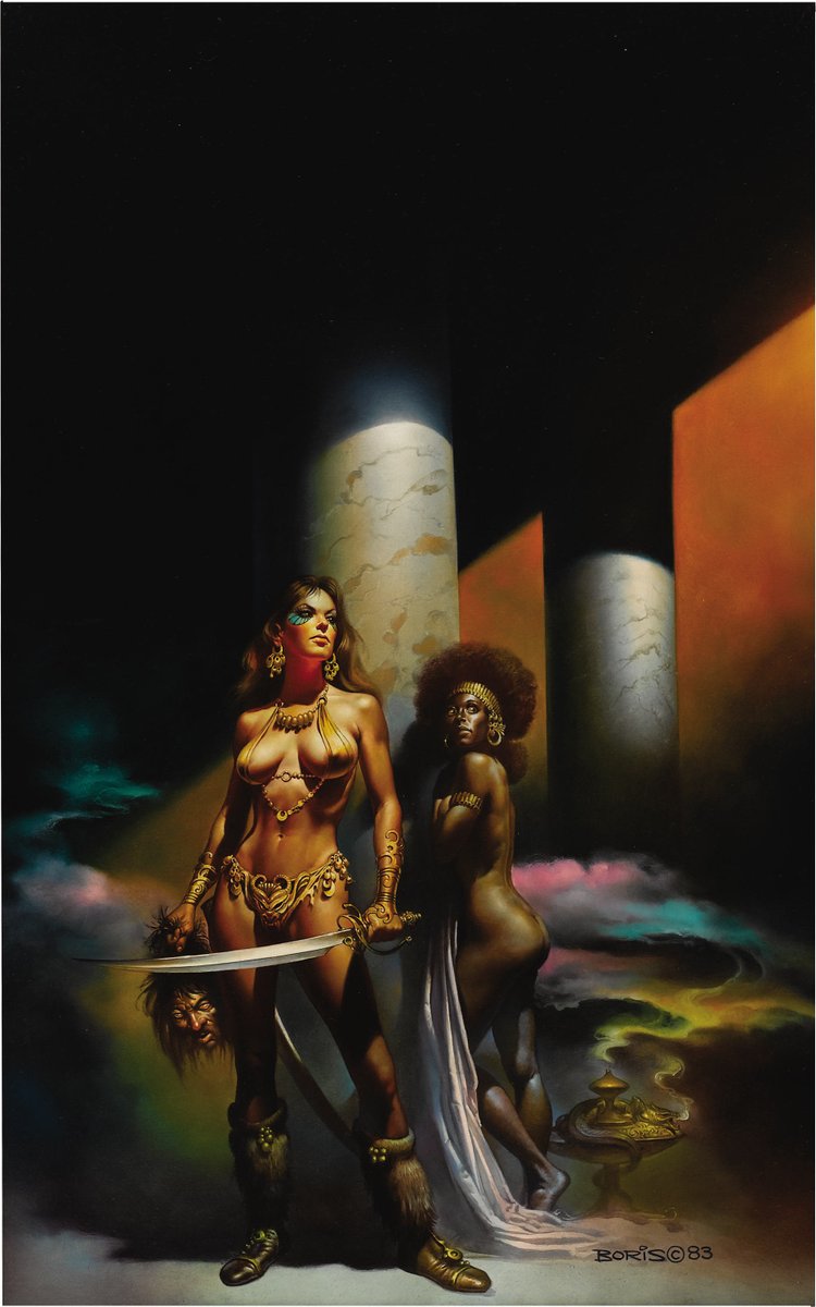 buse_chris's tweet photo. BORIS VALLEJO IN THE 22ND CENTURY
Flash, a-ha! https://t.co/0MgGVbEFBP