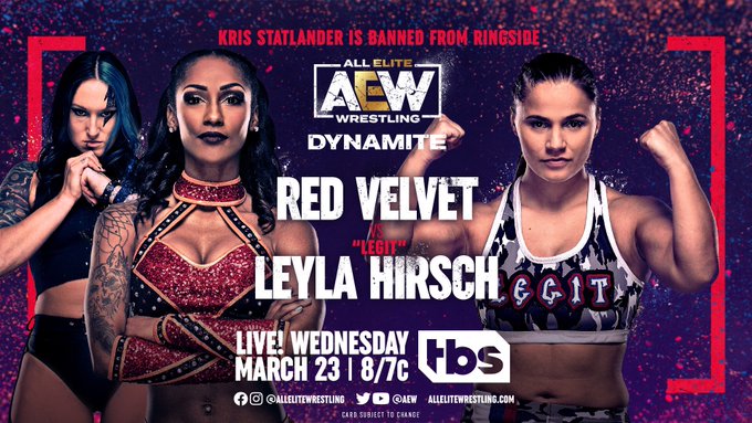 Red Velvet vs. Leyla Hirsch fight to break the tie on Dynamite | Diva Dirt