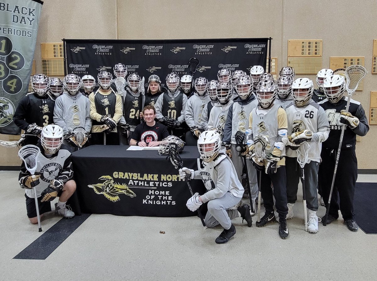 Congratulations to Jason Smith who committed to play lacrosse today at North Central College.  So proud of our North Knight!   <a href="/GnhsLacrosse/">GNHSLacrosse</a>