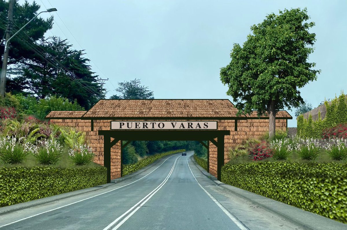 raicheleh's tweet image. Gran iniciativa, que nace desde los mismo vecinos de #puertovaras , para mejorar los accesos de nuestra hermosa ciudad, ojalá la @muniptovaras tome esta idea , para mejorar nuestra imagen.