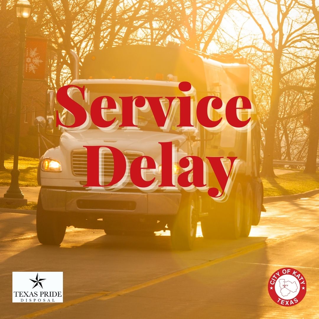 City of Katy on Twitter "Texas Pride Service Update Our crews are
