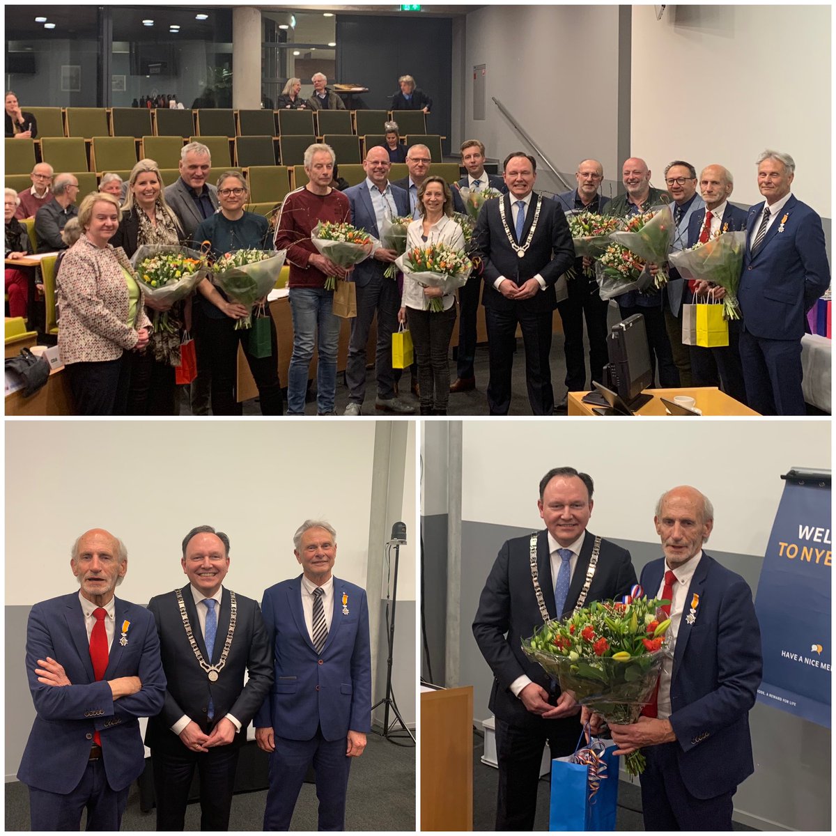 Vanavond namen we afscheid van de gemeenteraad 2018-2022 #StichtseVecht Van harte gefeliciteerd Joseph Toonen en Rob Roos met jullie Koninklijke Onderscheiding 👍