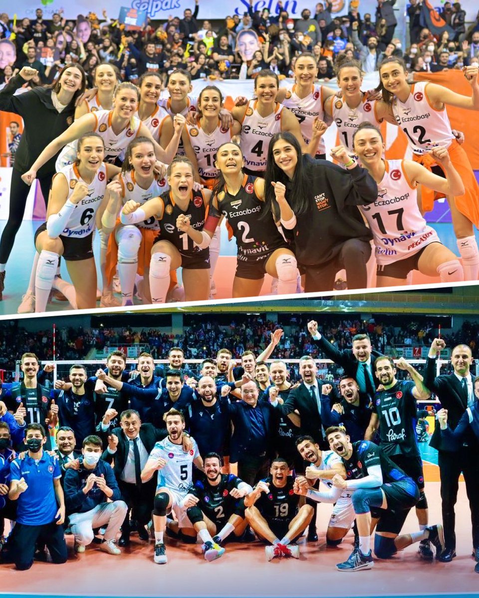 Final heyecanlarını TRT Spor ekranlarında yaşadık, iki ayrı madalya kazandık! 🥇🥈👏

CEV Cup şampiyonu Eczacıbaşı Dynavit ve Challenge Cup ikincisi Halkbank'ı tebrik ediyorum. 🇹🇷