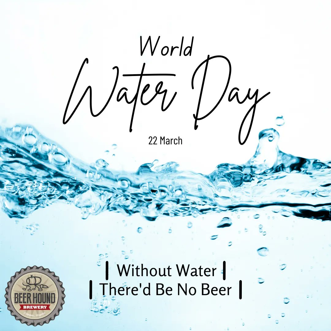 Why worry about water conservation? Because without water, there'd be no beer! 😲 

#worldwaterday #waterislife #beerislife