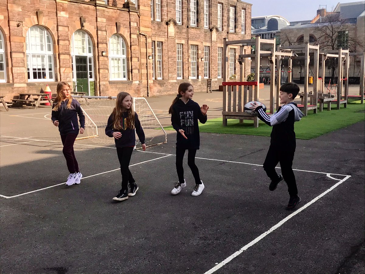 <a href="/MissC_TXP/">Miss Callachan</a> P5 enjoying their rugby lesson today 🏉 <a href="/scottishrugby/">Scottish Rugby</a>