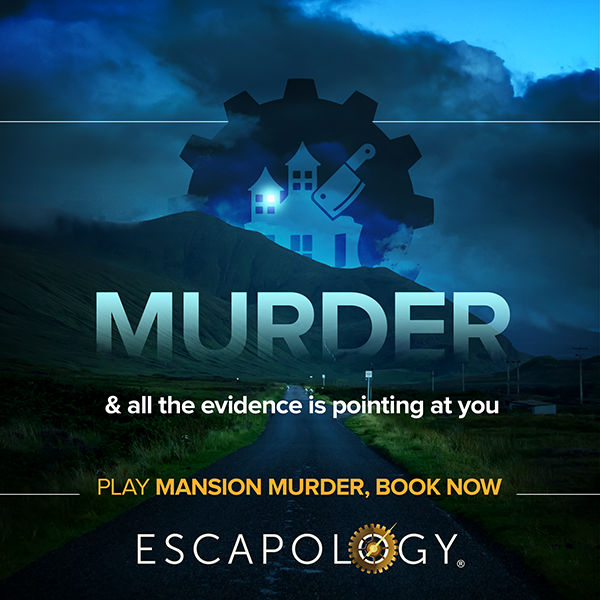 You're the last heir to a vast estate &amp; fortune, so let's hope old Grandpa 'Monty' doesn't get himself murdered, leaving you framed for the ki... oh.

Play Mansion Murder Now: escapology.com/en/las-vegas-n…