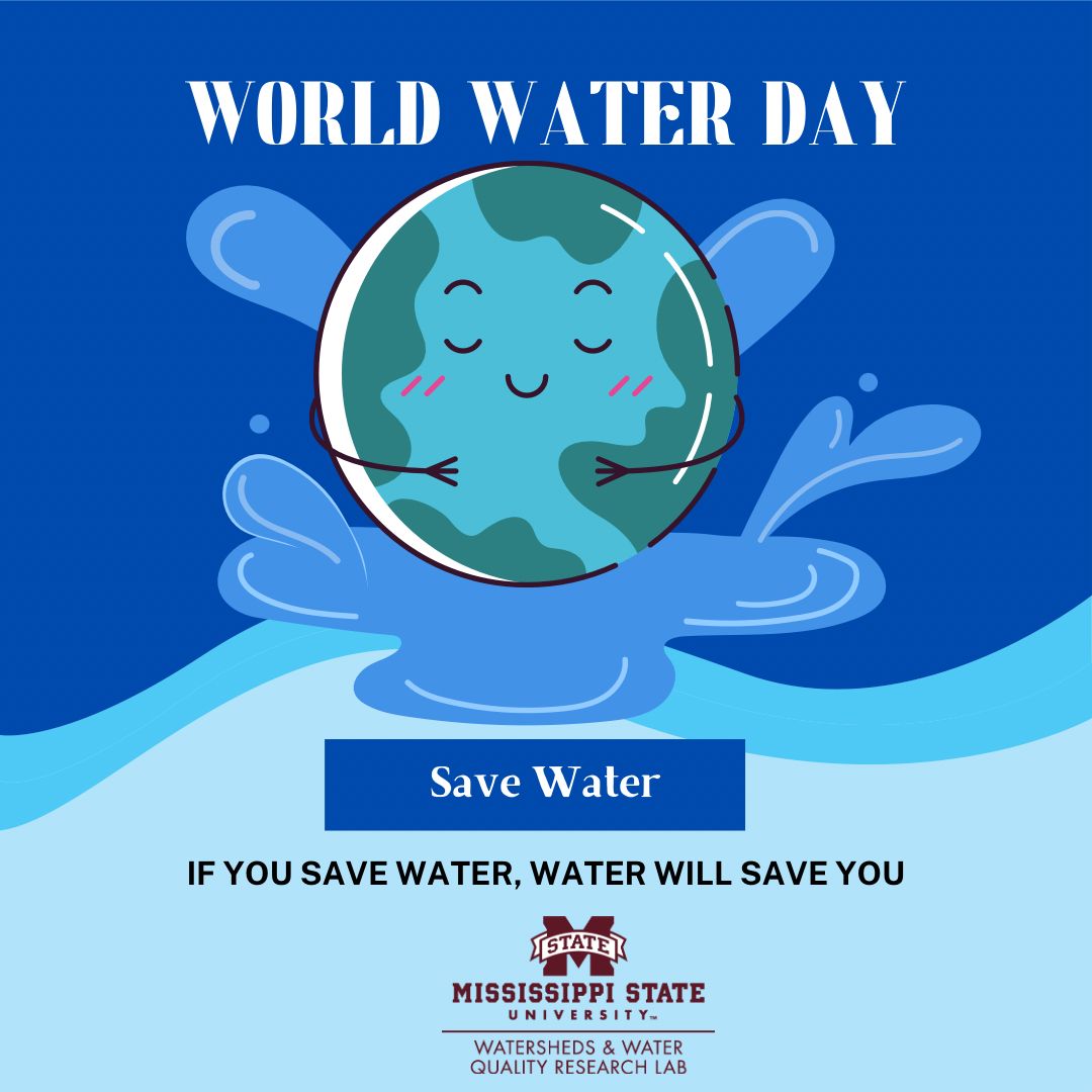 MSU_Watersheds's tweet photo. Celebrate Life!
Celebrate Water!!

#WorldWaterDay2022 @MSUEngineering @CEEMSUEvents @msstate @MStateCEE @jojaraav @PiAmericas https://t.co/7KLS4sxKDu