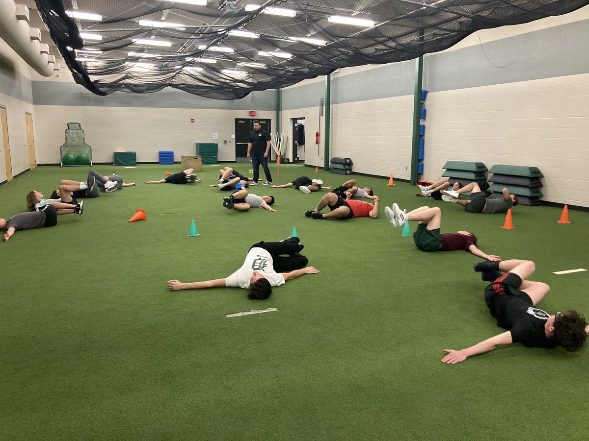DeSotoTennis's tweet image. Thankful for an awesome @DeSotoWildcats team. Rain negated outside plans and Coach (Big) Hoffman was able to provide a quality workout that will produce better athletes in our program. #outwork #heavyobjects
