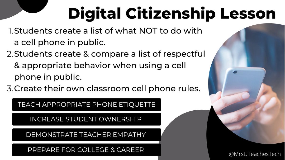 MrsUTeachesTech's tweet photo. One of my favorite ways to incorporate digital citizenship at the beginning of the year. Iโm always surprised when my expectations & the student-created rules ๐ฏ align. โบ๏ธ
#ACSDigCit #ArlingtonSchools #Day2 #DigitalCitizenship #edtech #edtechchat #teachertwitter https://t.co/8lBqPXPXq3