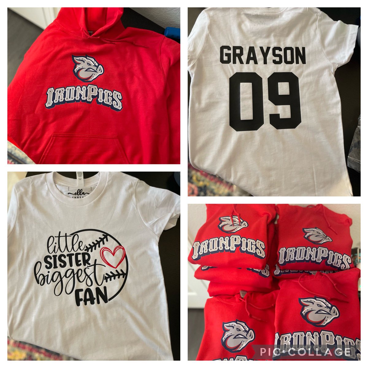 EllaThreadsTX's tweet photo. ⚾️⚾️ Working on some customs for a baseball teams parents!   ⚾️⚾️

Need customs?! Send me a private message or email me at Customerservice@ellathreads.com

2-3 week turnaround time from date ordered is placed and paid for.  

#ellathreadstx #tshirts #customs #shopsmall https://t.co/AiZIkmQIbY