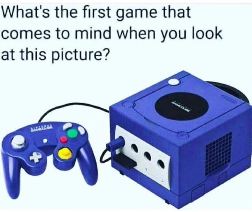 Gamer_Dan5's tweet image. So tell me which #GameCube game come to your mind? 🤔

.

#Nintendo #RETROGAMING #gaming #GamersUnite