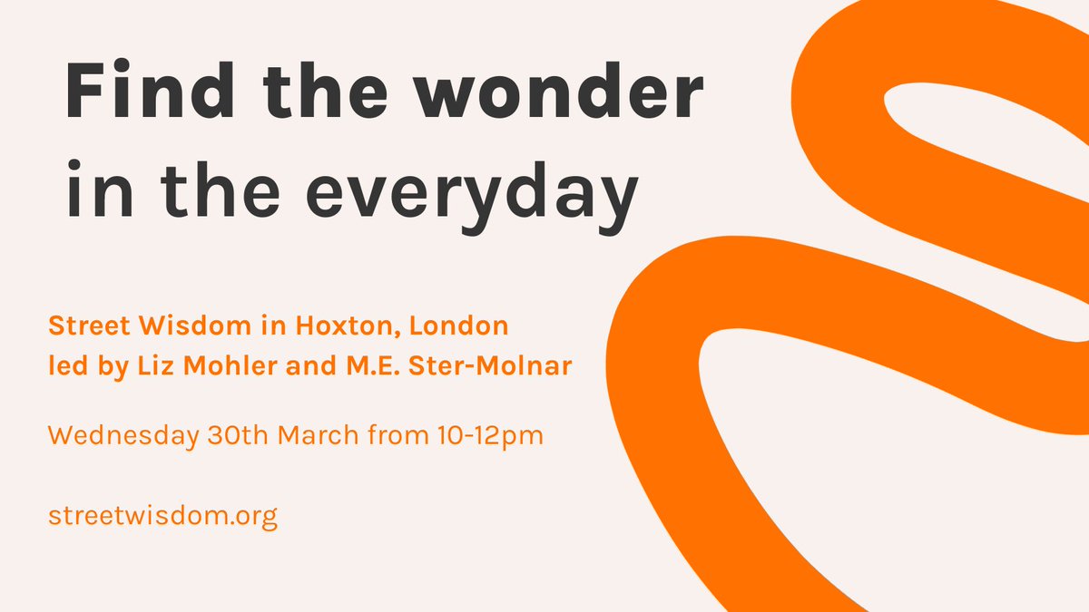 MEandBlue's tweet photo. Wedneday, March 30 in #London #hackey - I'm co hosting a mindful meditative walk, then a visit to my #Hoxton art studio.  @StreetWisdom_ https://t.co/889jswZ3om for details and to RSVP for this free and fun event. https://t.co/Iht9yJSZmC