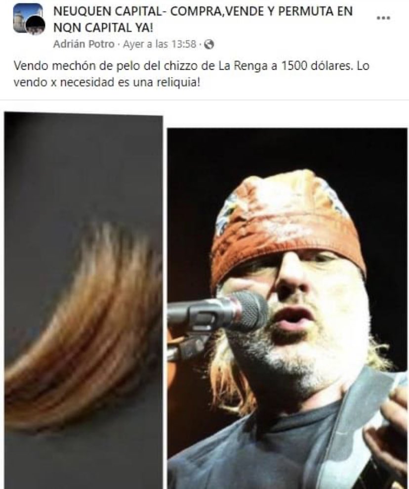 facubalangero's tweet photo. Si se enteran que este maestro vendió el pelo de chizzo en 1500 USD avisen que lo contratamos para la venta ! #mechon #larenga #chizzo #vendo https://t.co/vmlaEuySU9