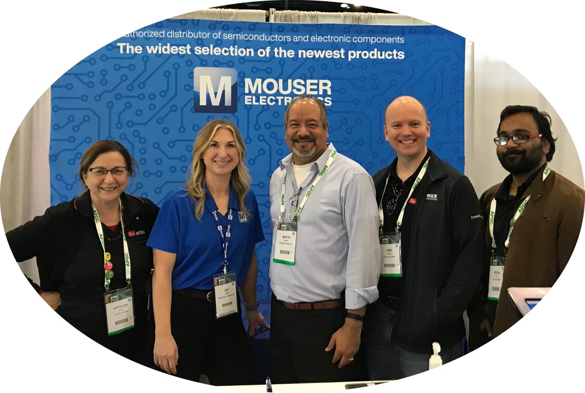 octavosystems's tweet photo. Excited to meet up in-person with one of our favorite distributors of Octavo Systems complete System-in-Package SiPs! 
@MouserElec at @APEC_Conf  
#APEC2022 #systeminpackage #powerelectronics

https://t.co/h03yKKdVR7 https://t.co/MGPmqxz9BD