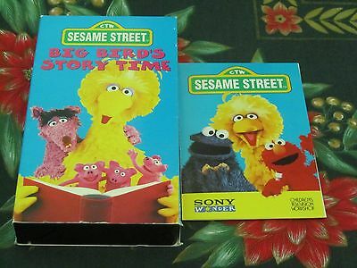 Sesame Street Big Birds Story Time Vhs