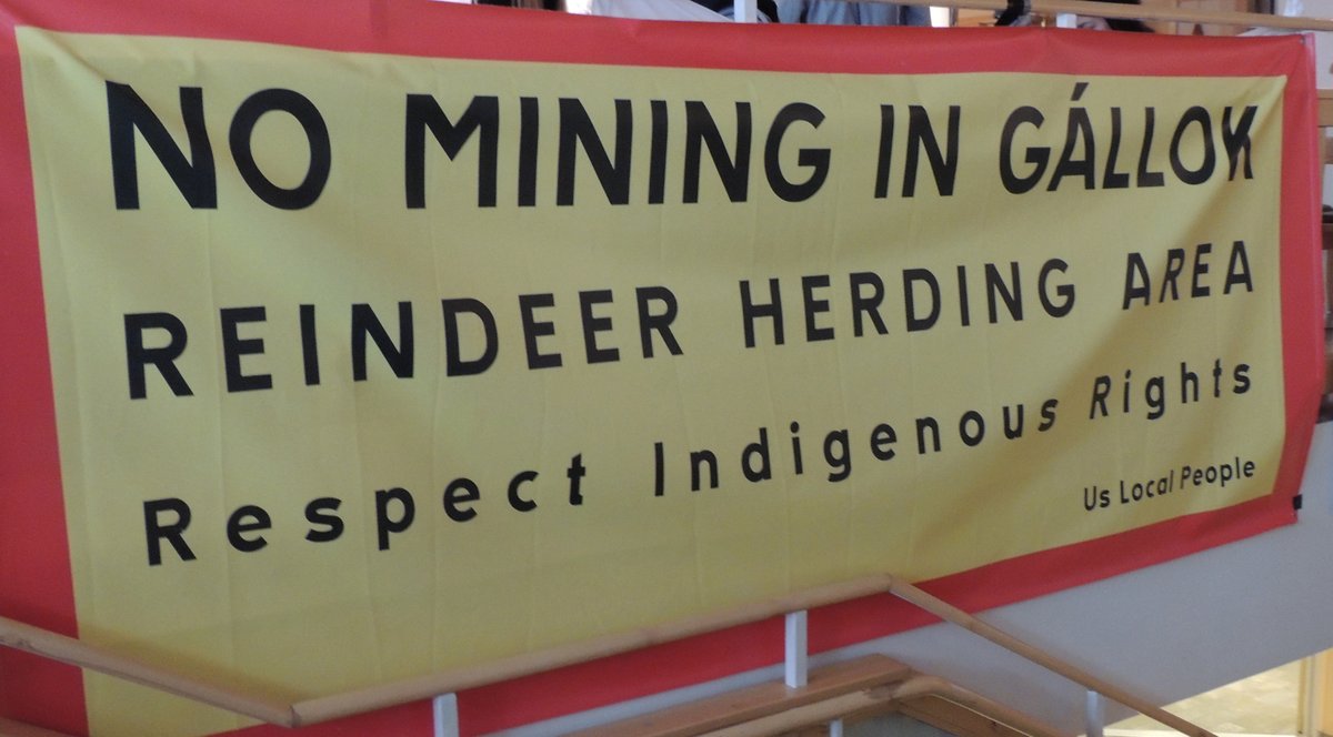 ExTerredesSames's tweet photo. Le gouvernement suédois vient de dire OUI pour la mine de #Gallok. Les droits des peuples autochtones, le respect de la nature ne sont que palabres politiciennes. Seul compte le profit. Le vivant n'a plus aucune valeur. #gallok #kallak https://t.co/6jlylwmTdD