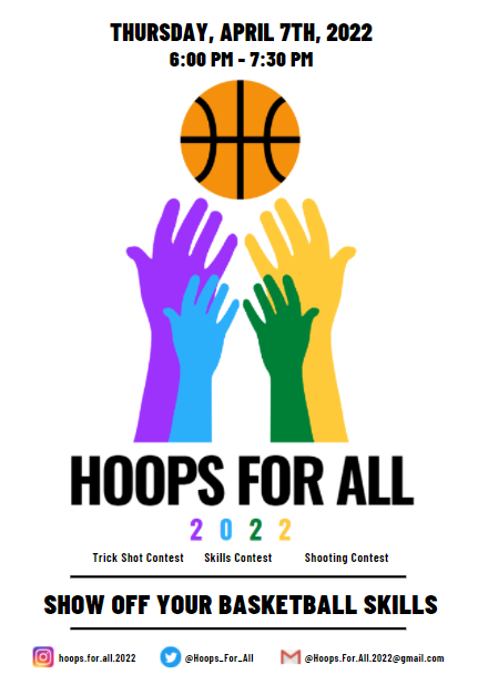 Join us, on April 7th from 6:00 PM - 7:30 PM at the Abilities Center, in Whitby, Ontario, for our youth basketball event from ages 8-14. We can’t wait to see you there. For more info, please go to hoopsforall.ca