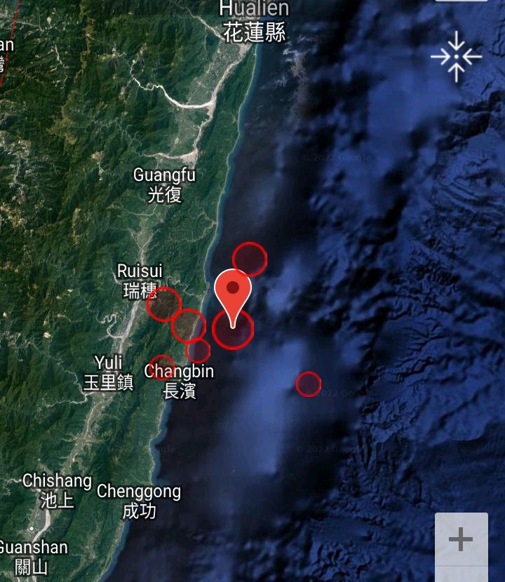 melatipoetihh's tweet photo. Gempa M 6,7 Rabu 23 Maret 2022, (00:41 WIB) kedalaman 24 km, TAIWAN
Dan di lanjut gempa susulan M 5,8 - M 5,7 - M 5,1- M 4,9 terus magnitudo mengecil https://t.co/b1JKRWRGon