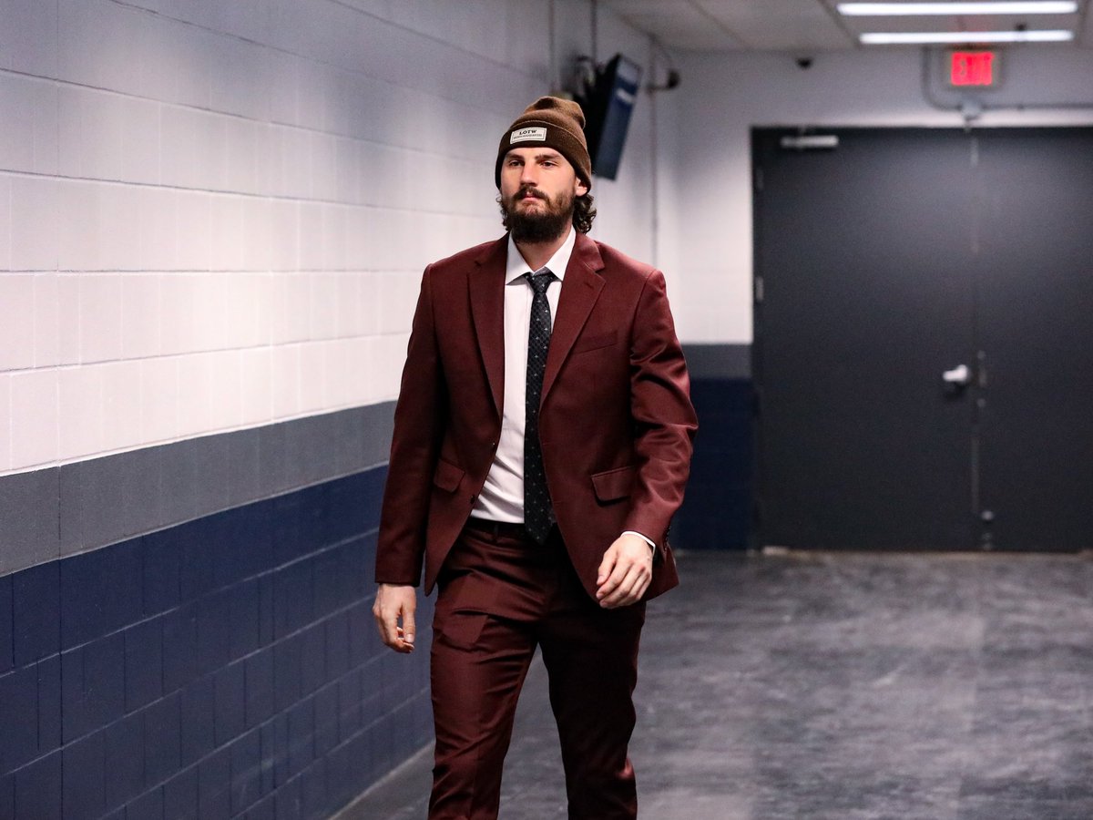 NHLJets's tweet photo. Keeping things colourful 🤩

#GoJetsGo https://t.co/pImHquYWRM