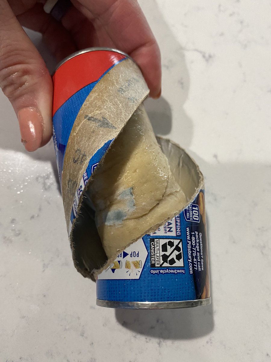 janeDubb5's tweet photo. Not sure what’s going on with the @Pillsbury products. These crescent rolls were supposed to be good until May, but upon opening it had mold and super discolored. Disappointed customer. https://t.co/UNtd6td1Ee
