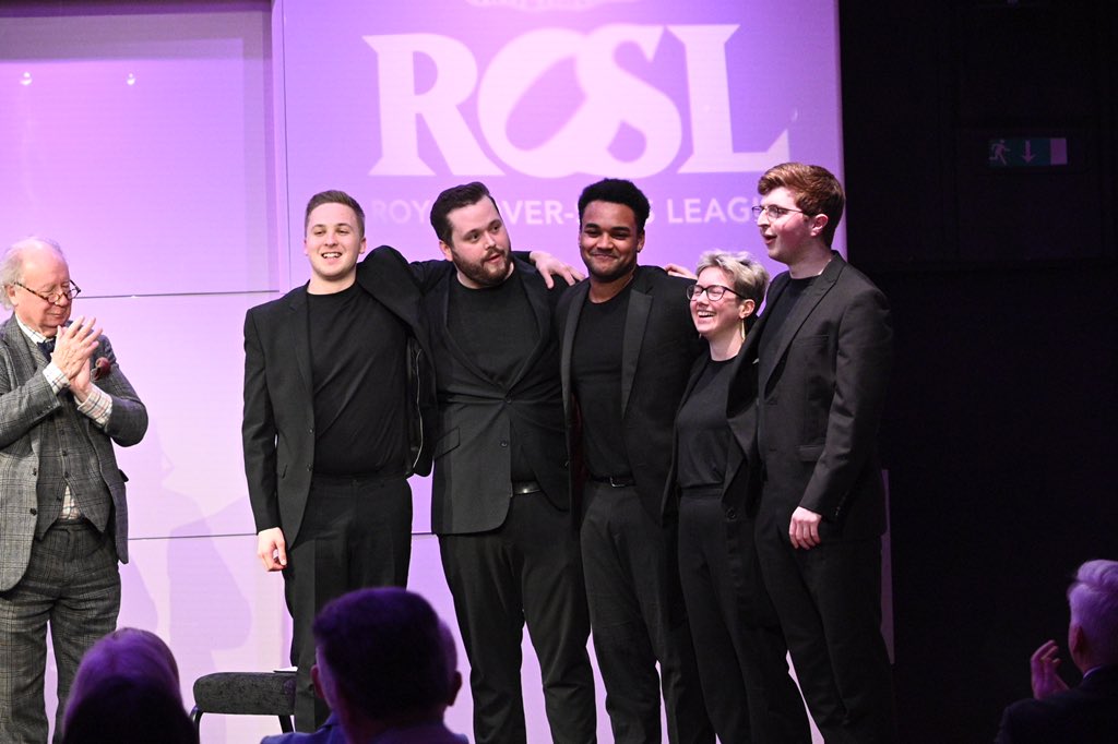 ROSLARTS's tweet image. We have our winners of the Mixed Ensembles section, the brilliant Connaught Brass! Congratulations! #ROSLAMC