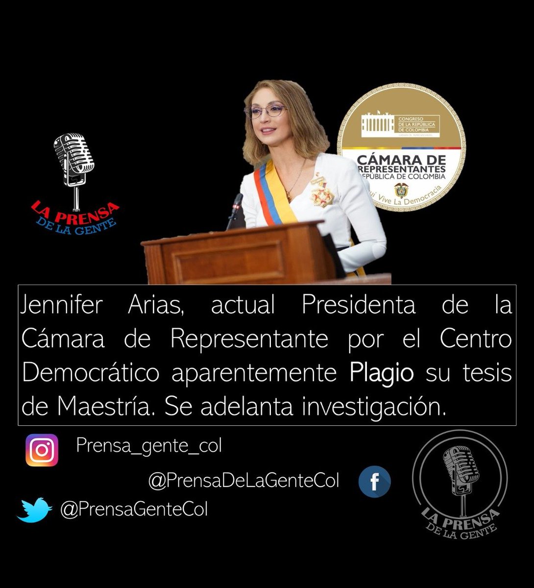 ColResistente's tweet photo. @JenniferAriasF @merv59 Ella solo ella y sus PLAGIOS

RENUNCIE, CORRUPTA!!!! https://t.co/OBXLZYnyeY