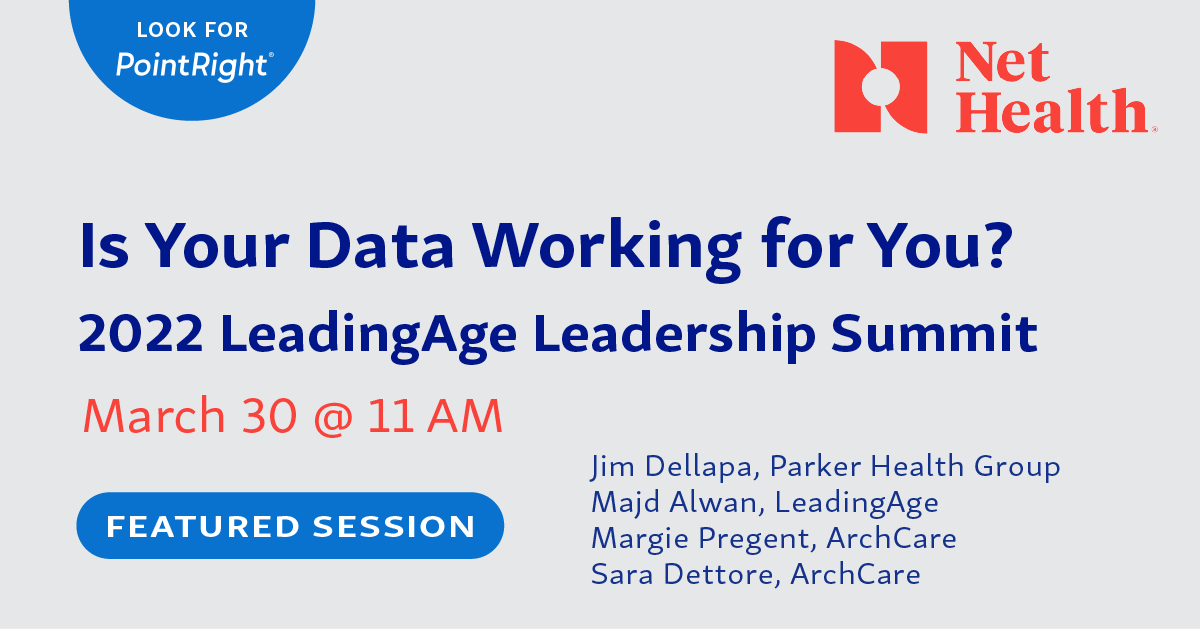 PointRight's tweet photo. Booking sessions for @LeadingAge Leadership Summit? Keep an eye out for "Is Your Data Working for You." Hear from members on their experience with data analysis and decision making. https://t.co/DOmk0DDpHJ  #LeadingAge22 #postacute #ltpac @nethealthfits https://t.co/SQhYtVQPDz