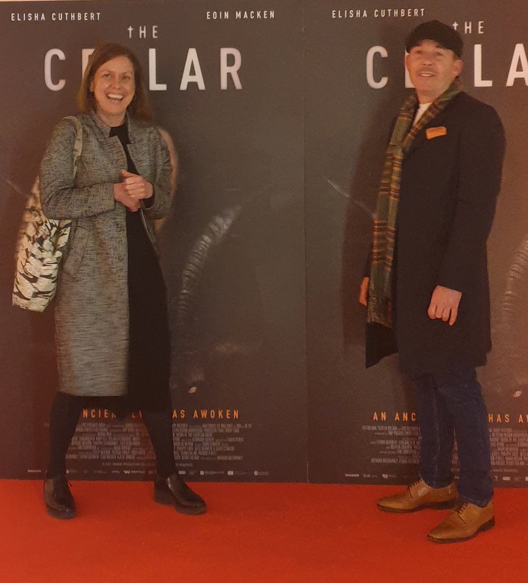 Red carpet. #thecellar Congrats to @R_Bolger and @EdwinaCasey on a great job. Thanks to @taka_architects for the popcorn & lols. #movies