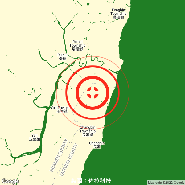 剛才的有感地震在哪裡？ tweet media