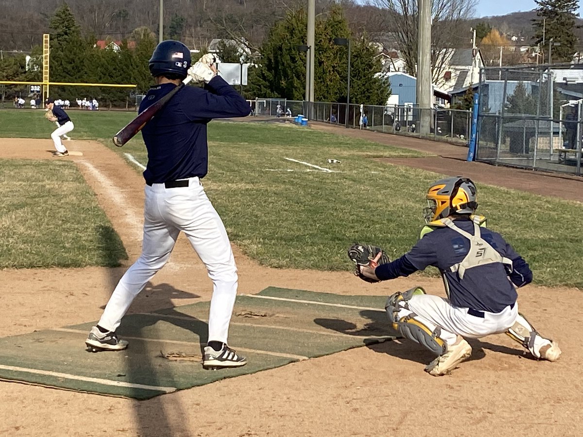 PaulRobertsCuse's tweet photo. The Muhls are getting ready for their season opener on Saturday night in Laureldale.  I got a chance to see 6’3 senior Luis Beato on the mound today. Yep, the talented OF may pitch a little too this year.
@MuhlsAthletics reached the county &amp; District 3 semifinals last season. https://t.co/jgpKqrAkTu