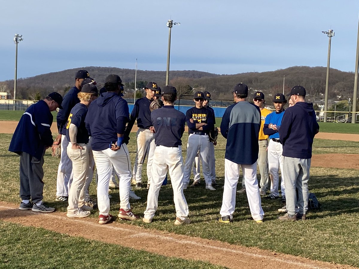 PaulRobertsCuse's tweet photo. The Muhls are getting ready for their season opener on Saturday night in Laureldale.  I got a chance to see 6’3 senior Luis Beato on the mound today. Yep, the talented OF may pitch a little too this year.
@MuhlsAthletics reached the county &amp; District 3 semifinals last season. https://t.co/jgpKqrAkTu