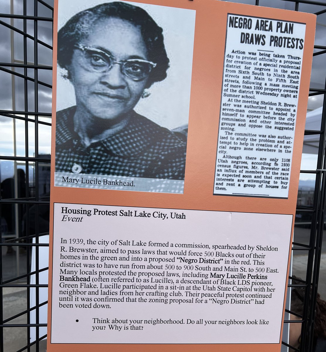 UUtah's tweet photo. Natural history wasn’t the only past on display today at @NHMU
The Utah Black History Museum provided an interesting and enlightening look at state history we rarely read about.
Learn more about the Utah Black History Museum: https://t.co/XtgzMm6xNI
#DayOfCollectiveAction https://t.co/O4fyDEMKZv
